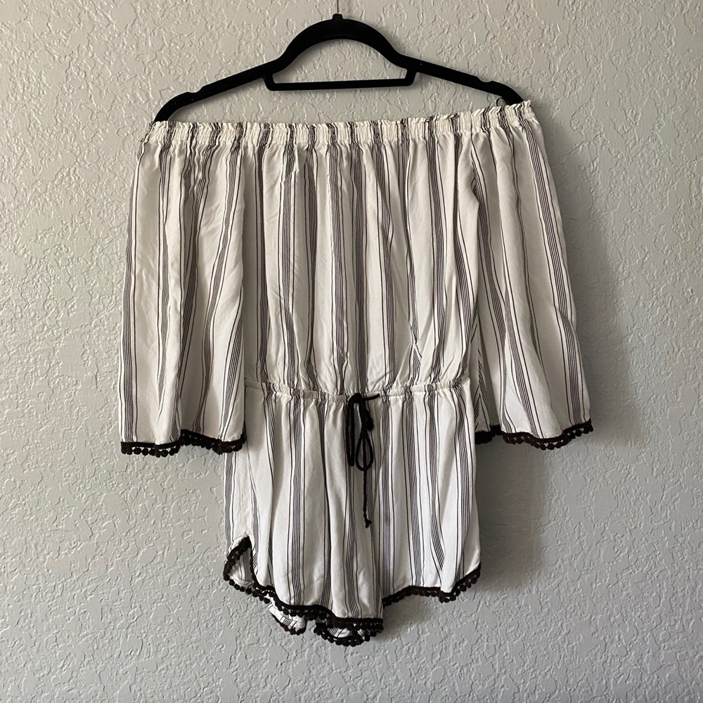 Black and White Romper